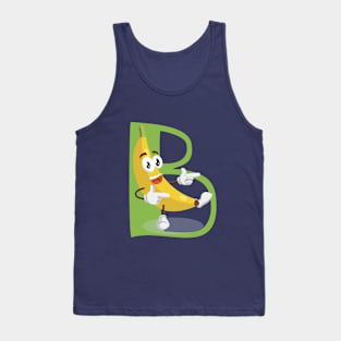 Alphabet n Banana Tank Top